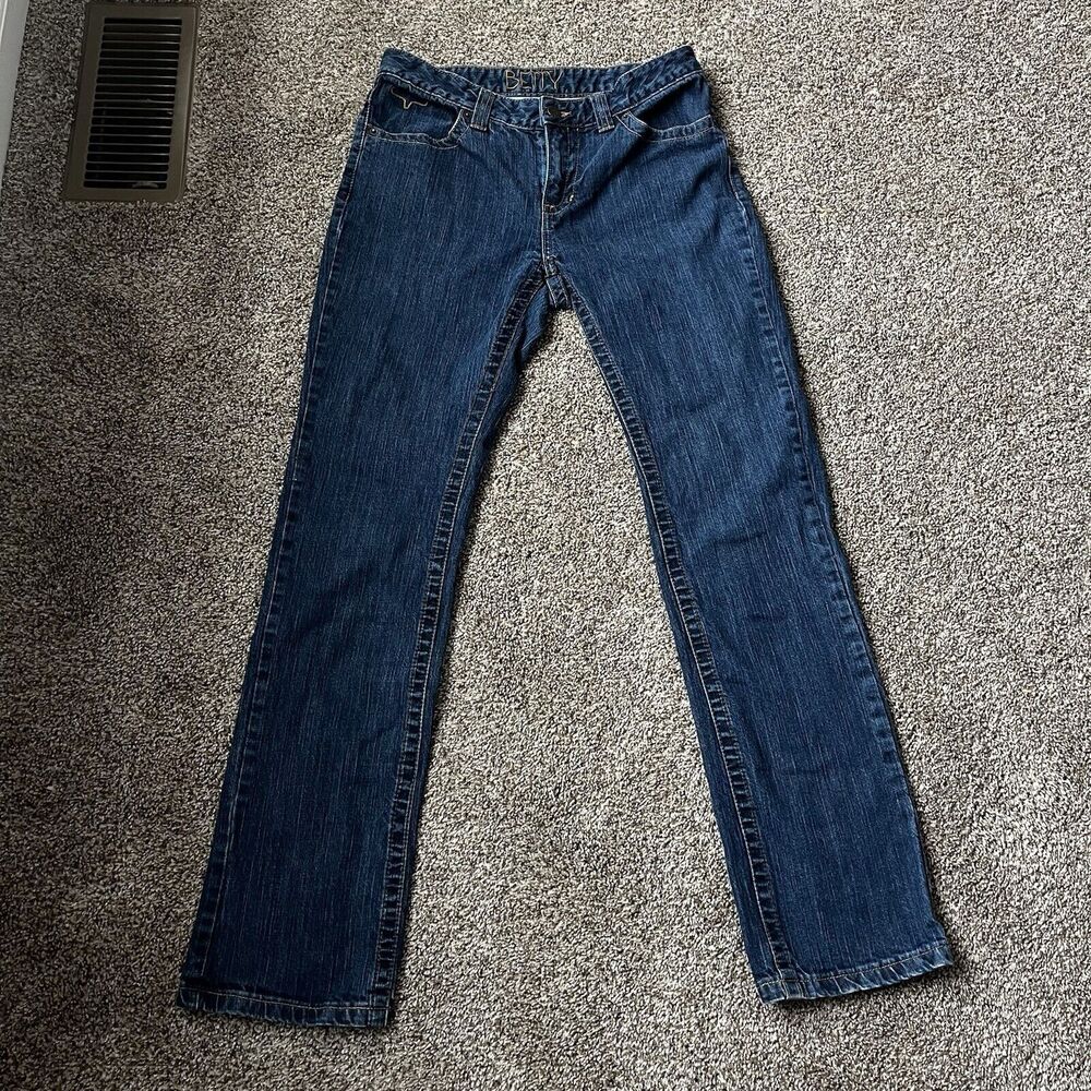 Women's Kimes Ranch Jeans Size 8/34 Betty Bootcut Mid-Rise Western Cowgirl